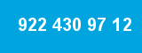 922 430 97 12 922 430 97 12